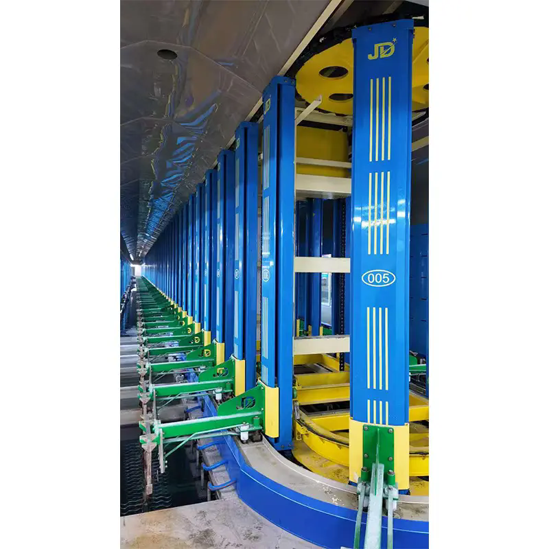 Hoe verbetert een verticale hijsplaatlijn de efficiëntie en kwaliteit van het galvaniseren?