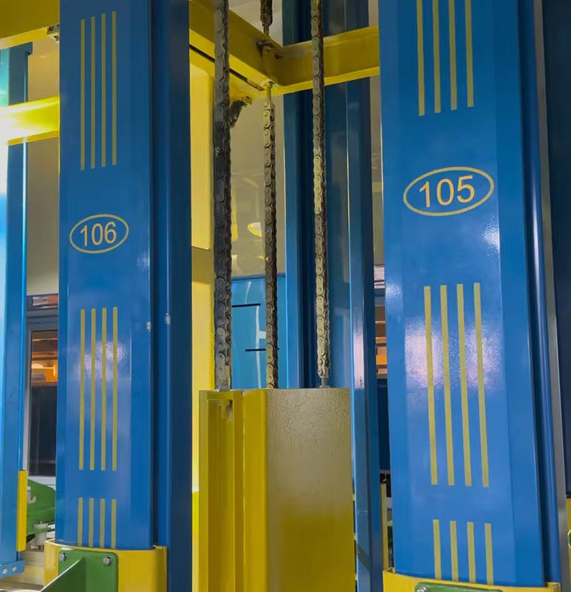 304 roestvrijstalen panelen verbeteren de duurzaamheid en bescherming van de Junda verticale hijs-galvaniseerlijn