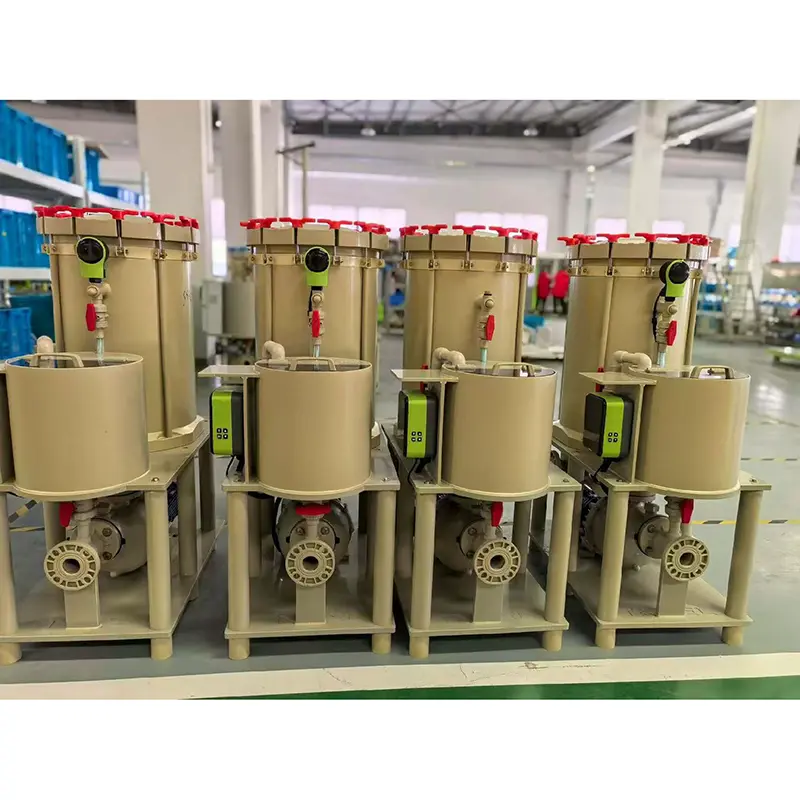 Galvaniserend filtersysteem